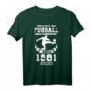 HapMonkey Fußball T-Shirt - Lustiges Geschenk für Fußballfans & Jahrgang 1981 Liebhaber