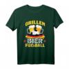 Grillen, Bier und Fußball T-Shirt – Lustiges Partyoutfit für Fußballfans, Freunde & Feierlichkeiten