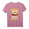 Grillen, Bier und Fußball T-Shirt – Lustiges Partyoutfit für Fußballfans, Freunde & Feierlichkeiten