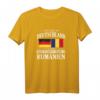 Geschichte begann in Rumänien T-Shirt - Flagge Rumänien Design für Liebhaber der rumänischen Heimat
