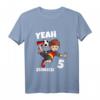 Kinder Jungen 5. Geburtstag Fußball T-Shirt - Geburtstagsgeschenk für 5-Jährige, Fußballfan, mit Deutschland Trikot