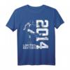 LIMITED EDITION 2014 10 Jahre Fußball T-Shirt – Perfektes Geburtstagsgeschenk für junge Fußballfans zum 10. Geburtstag