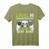 Level 10 Geburtstag Jungen T-Shirt – Lustiges Gaming Geschenk für 10-Jährige mit Spruch 'Level 10 Freigeschaltet'