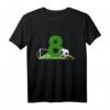 Kinder 8. Geburtstag T-Shirt für Jungen - Cooles Fußball Design für Geburtstagsfeiern & Fußballfans