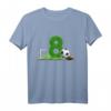 Kinder 8. Geburtstag T-Shirt für Jungen - Cooles Fußball Design für Geburtstagsfeiern & Fußballfans
