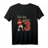Kinder Fußball T-Shirt zum 3. Geburtstag - Cooles Dab & Fußball Design für Jungen & Mädchen, ideales Geschenk für den Kindergeburtstag