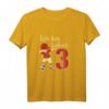 Kinder Fußball T-Shirt zum 3. Geburtstag - Cooles Dab & Fußball Design für Jungen & Mädchen, ideales Geschenk für den Kindergeburtstag