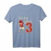 Kinder Fußball T-Shirt zum 3. Geburtstag - Cooles Dab & Fußball Design für Jungen & Mädchen, ideales Geschenk für den Kindergeburtstag