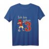 Kinder Fußball T-Shirt zum 3. Geburtstag - Cooles Dab & Fußball Design für Jungen & Mädchen, ideales Geschenk für den Kindergeburtstag