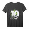 Kinder 10. Geburtstag Fußball T-Shirt für Jungen – Cooles Geburtstagsoutfit für Fußballspieler, ideal als Geschenk für Jungen im Alter von 8 bis 10 Jahren