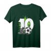 Kinder 10. Geburtstag Fußball T-Shirt für Jungen – Cooles Geburtstagsoutfit für Fußballspieler, ideal als Geschenk für Jungen im Alter von 8 bis 10 Jahren