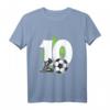 Kinder 10. Geburtstag Fußball T-Shirt für Jungen – Cooles Geburtstagsoutfit für Fußballspieler, ideal als Geschenk für Jungen im Alter von 8 bis 10 Jahren