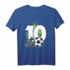 Kinder 10. Geburtstag Fußball T-Shirt für Jungen – Cooles Geburtstagsoutfit für Fußballspieler, ideal als Geschenk für Jungen im Alter von 8 bis 10 Jahren
