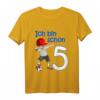 Kinder 5. Geburtstag Fußball T-Shirt für Jungen - Coole Dab Pose, Fußball Motiv & Geschenkidee für kleine Fußballer