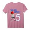 Kinder 5. Geburtstag Fußball T-Shirt für Jungen - Coole Dab Pose, Fußball Motiv & Geschenkidee für kleine Fußballer