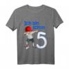 Kinder 5. Geburtstag Fußball T-Shirt für Jungen - Coole Dab Pose, Fußball Motiv & Geschenkidee für kleine Fußballer