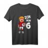 Ich bin 6 Jahre Fußball Geburtstag T-Shirt für Kinder – Perfektes Geburtstagsgeschenk für Jungen und Mädchen zum 6. Geburtstag