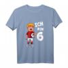 Ich bin 6 Jahre Fußball Geburtstag T-Shirt für Kinder – Perfektes Geburtstagsgeschenk für Jungen und Mädchen zum 6. Geburtstag