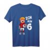 Ich bin 6 Jahre Fußball Geburtstag T-Shirt für Kinder – Perfektes Geburtstagsgeschenk für Jungen und Mädchen zum 6. Geburtstag