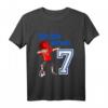 Kinder Fußball T-Shirt zum 7. Geburtstag – Cooles Geschenk mit Zahl 7 und Dab Pose für Jungen und Mädchen