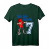 Kinder Fußball T-Shirt zum 7. Geburtstag – Cooles Geschenk mit Zahl 7 und Dab Pose für Jungen und Mädchen