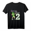 Kinder 2. Geburtstag Fußball T-Shirt für Jungen – Cooles Dab Tanz Motiv mit Fußball und Zahl 2, Perfekt als Geschenk zur Geburtstagsfeier
