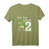 Kinder 2. Geburtstag Fußball T-Shirt für Jungen – Cooles Dab Tanz Motiv mit Fußball und Zahl 2, Perfekt als Geschenk zur Geburtstagsfeier