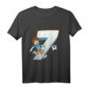 Kinder 7. Geburtstag Fußball T-Shirt für Jungen & Mädchen - Perfektes Geschenk für fußballbegeisterte Kinder