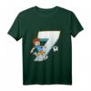 Kinder 7. Geburtstag Fußball T-Shirt für Jungen & Mädchen - Perfektes Geschenk für fußballbegeisterte Kinder