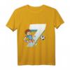 Kinder 7. Geburtstag Fußball T-Shirt für Jungen & Mädchen - Perfektes Geschenk für fußballbegeisterte Kinder