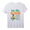 Kinder Geburtstagsshirt Ich Bin Schon 9 Jahre Fußball – Lustiges Einschulungsshirt für Mädchen zum Schulstart und Geburtstag