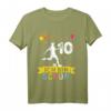 Kinder Geburtstag T-Shirt für Jungen mit Fußball Motiv - Perfekt für 10-Jährige, langlebig mit doppelt genähtem Saum
