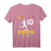 Kinder Geburtstag T-Shirt für Jungen mit Fußball Motiv - Perfekt für 10-Jährige, langlebig mit doppelt genähtem Saum