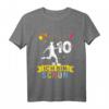 Kinder Geburtstag T-Shirt für Jungen mit Fußball Motiv - Perfekt für 10-Jährige, langlebig mit doppelt genähtem Saum
