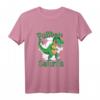 Kinder Fußball Dino T-Shirt mit T-Rex Saurus Design – Perfektes Geschenk für fußballbegeisterte Kinder, Dinosaurierfans und Dino-Liebhaber