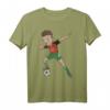 Afghanistan Fußball Boy Fahne Fußballer T-Shirt – Klassisch geschnitten, ideal für Fans und Kinder