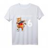 Kinder 6. Geburtstag Fußball Deutschland - Tiger T-Shirt für Jungen, Mädchen & Geburtstagsgeschenk