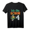 Kinder Geburtstagsshirt Ich Bin Schon 4 Jahre Fußball – Lustiges Einschulungsshirt für Mädchen, perfekt zum Geburtstag und Schulstart