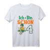 Kinder Geburtstagsshirt Ich Bin Schon 4 Jahre Fußball – Lustiges Einschulungsshirt für Mädchen, perfekt zum Geburtstag und Schulstart