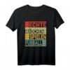 Echte Mädchen spielen Fußball Frauenfußball Damenfußball T-Shirt – Lustiges Team-Outfit für Training, Spieltag & Partys