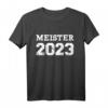 Meister 2023 T-Shirt für Fußball, Handball, Volleyball, Basketball & Eishockey - Klassisch geschnitten, doppelt genähter Saum