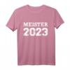 Meister 2023 T-Shirt für Fußball, Handball, Volleyball, Basketball & Eishockey - Klassisch geschnitten, doppelt genähter Saum