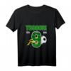 Kinder Tooor! Ich bin 9 Jahre Fußball - Lustiges T-Shirt zum Geburtstag für kleine Fußballer und Fans