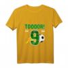 Kinder Tooor! Ich bin 9 Jahre Fußball - Lustiges T-Shirt zum Geburtstag für kleine Fußballer und Fans