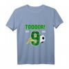 Kinder Tooor! Ich bin 9 Jahre Fußball - Lustiges T-Shirt zum Geburtstag für kleine Fußballer und Fans