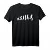 Fußball - Evolution zum Fußballer T-Shirt - Lustiges Design für Fans, Spieler & Vereinsmitglieder
