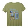 Kinder Fußball T-Shirt zum 6. Geburtstag – Cooles Geschenk für Jungen und Mädchen mit Dabbing Pose und Zahl 6