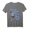 Kinder Fußball T-Shirt zum 6. Geburtstag – Cooles Geschenk für Jungen und Mädchen mit Dabbing Pose und Zahl 6