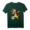 Dabbing Dog Hund Belgien Fußball - Lustiges Nationalflagge T-Shirt für Fußballfans, Trainer & Geburtstagsgeschenk