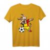 Dabbing Dog Hund Belgien Fußball - Lustiges Nationalflagge T-Shirt für Fußballfans, Trainer & Geburtstagsgeschenk